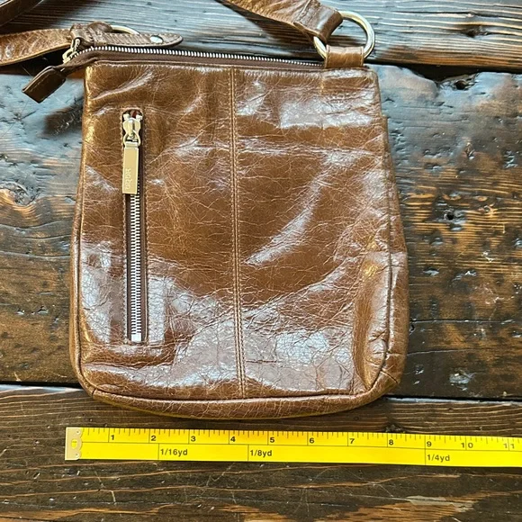 HOBO Brown Leather Crossbody Bag - Picture 8 of 10